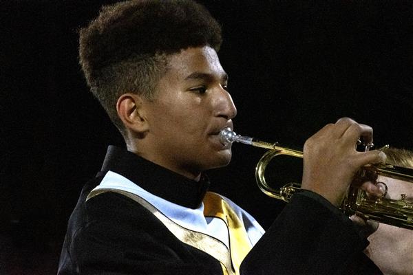 Northeast High School Marching Band Performing